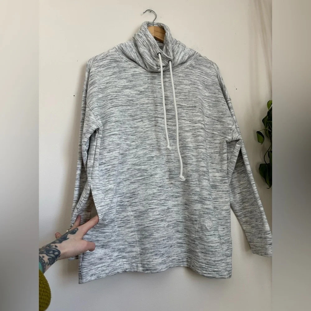 Free People Ready To Go Top In Heather Grey - Picture 4 of 8